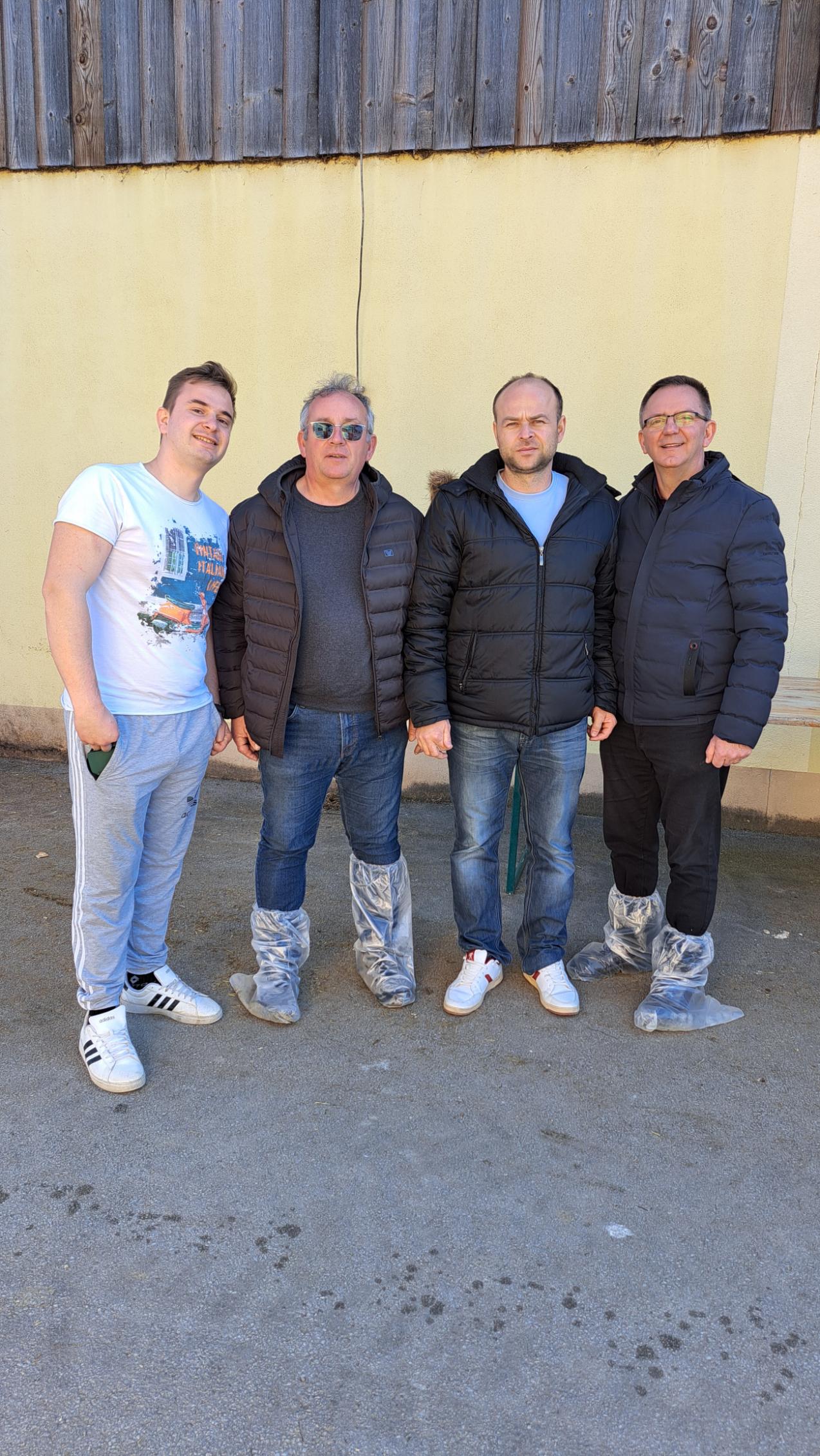 Dario Zagorec s uzgajivačima simentalskog goveda na stručnoj ekskurziji u Sloveniji