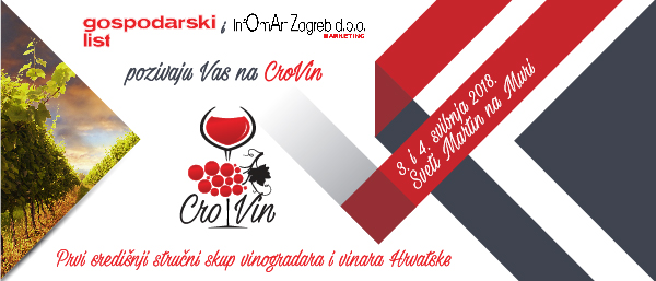 CroVin - Prvi središnji stručni skup vinogradara i vinara Hrvatske