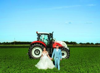steyr na vjenčanje traktorom