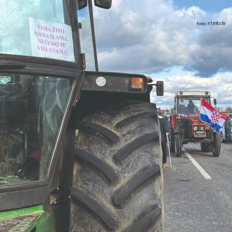 prosvjedi hrvatskih poljoprivrednika