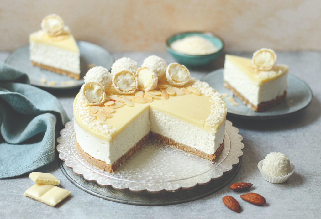 Raffaello cheesecake