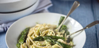 Domaći rezanci sa šparogama