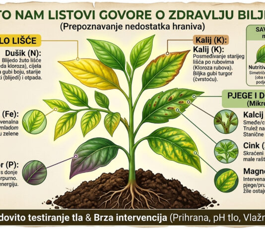 Prva pomoć za biljke: kako prepoznati nedostatak hraniva po izgledu lista?
