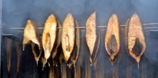sušenje ribe dimljenje ribe