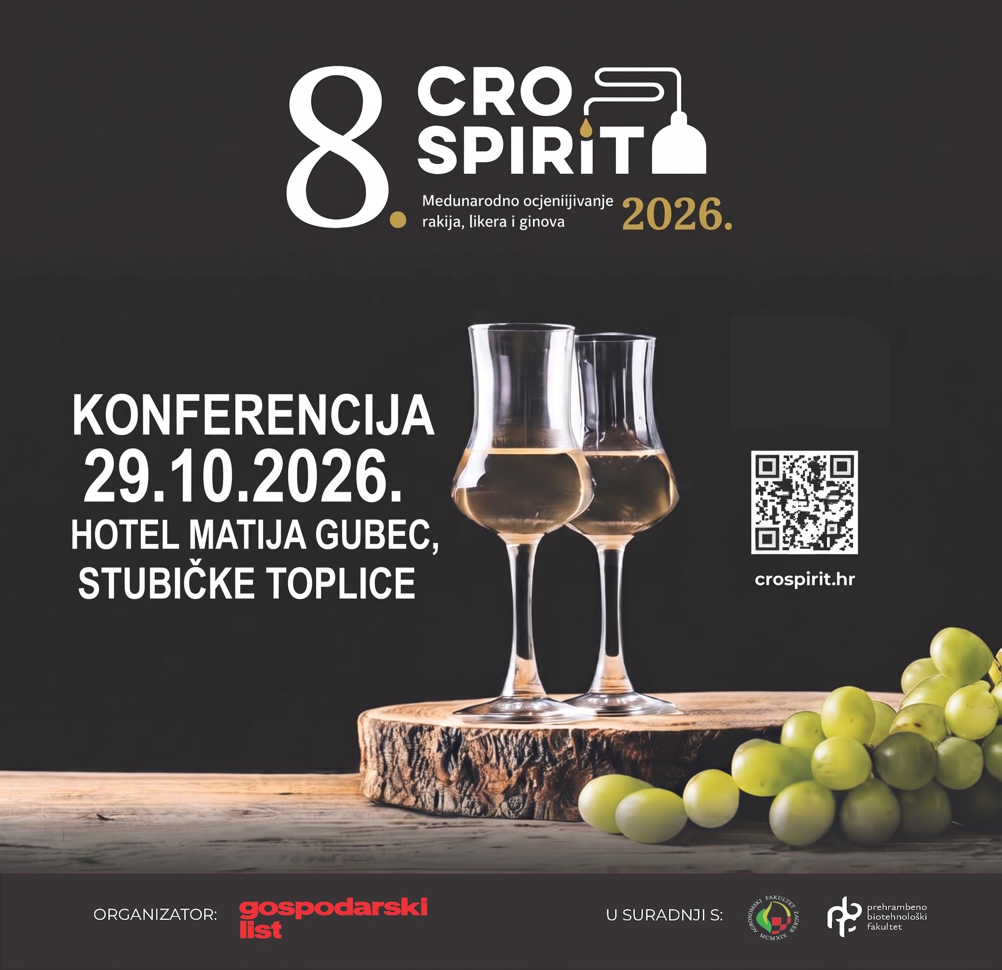 Crospirit konferencija i ocjenjivanje rakija, likera i džinova