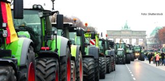 prosvjedi poljoprivrednika u njemačkoj