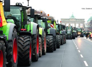 prosvjedi poljoprivrednika u njemačkoj