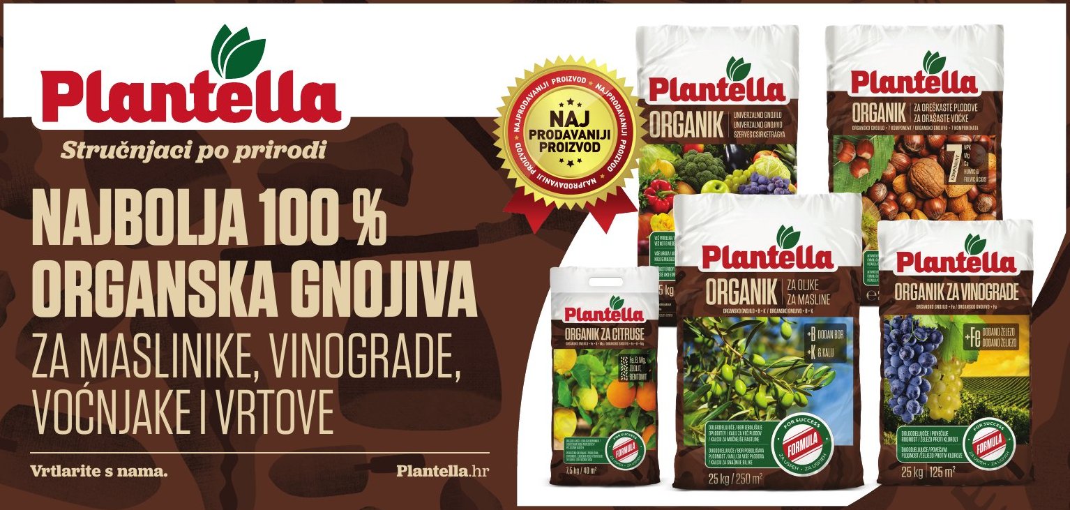 Plantella Organik – organska gnojiva za maslinike, vinograde, voćnjake i vrtove
