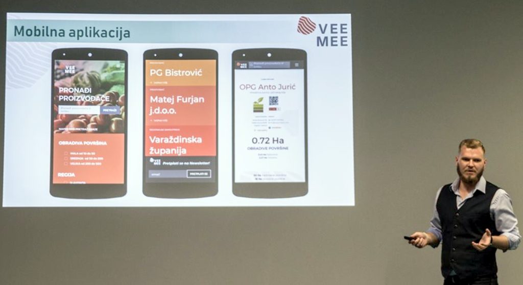 Digitalna tržnica - VeeMee mobilna aplikacija